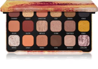 Makeup Revolution Forever Flawless paletka očných tieňov odtieň Bronze Temptation 18x1.1 g