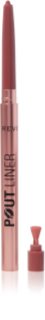 Revolution Pout Liner контурний олівець для губ для збільшення об'єму відтінок Doll Warm Nude 0.2 гр