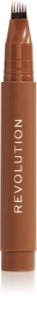 Revolution Instant Brow Hair Ögonbrynspenna Skugga Warm Brown 1.8 ml