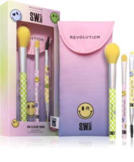 Revolution S.W.Smiley On Cloud Nine conjunto de pinceles con neceser 3 ud