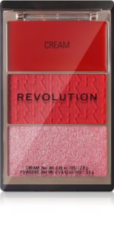 Revolution Blush Icon Palette paleta rumenila nijansa Rebellious Red 9.8 g