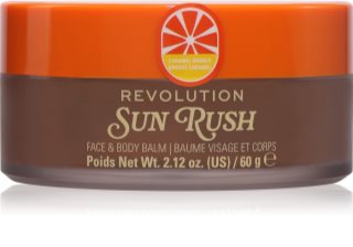 Revolution Sun Rush Face & Body Balm after-sun balm with brightening effect shade Caramel Bronze 60 g