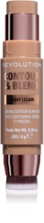 Revolution Contour & Blend Stick Kontuurpulk pintsliga varjund Light 8 g