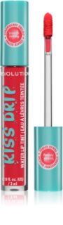 Revolution Kiss Drip Water Lip Tint ilgai išliekantis lūpų blizgesys atspalvis 4 ml