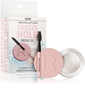 Revolution Freeze Hold gel pentru sprancene cu pensula 5 g