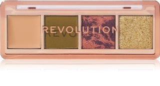 Revolution Icon Edit paleta de sombra para os olhos tom The Eternal Green Palette 2.8 g