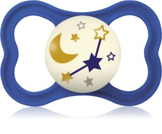MAM Air Night 6+ months πιπίλα νύχτας Blue Star 1 τμχ