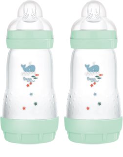 MAM Perfect Star Anti-colic Bottle шише против колики 2m+ Mint 2x260 мл.