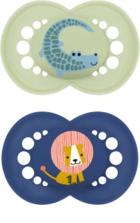 MAM Original 6+ months dummy Green / Blue 2 pc