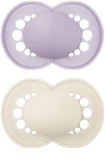 MAM Original 16m+ čiulptukas Purple/ Beige 2 vnt.