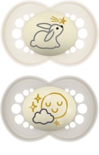 MAM Original Night 16m+ lutt Grey/ Beige 2 tk