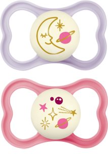 MAM Air Night 16m+ Schnuller Purple/ Pink 2 St.