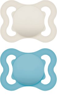 MAM Supreme 0m+ биберон Turquoise/ Beige 2 бр.