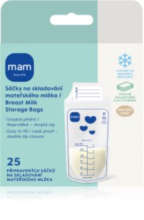 MAM Breast Milk Storage Bags vrećice za pohranjivanje majčinog mlijeka 25 kom