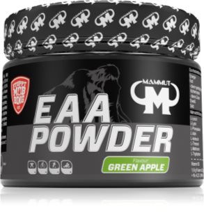 Mammut EAA Förderung des Aufbaus von Muskelmasse Geschmack Green Apple 250 g