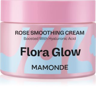 MAMONDE Flora Glow Rose Smoothing Cream intenzív kisimító gél hidratáló hatással 50 ml