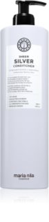 Maria Nila Sheer Silver Conditioner Feuchtigkeit spendender Conditioner zum Neutralisieren von Gelbstich