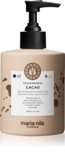 Maria Nila Colour Refresh Cacao gyengéd tápláló maszk tartós színes pigmentekkel 4 – 10 alkalommal mosásálló 6.5 300 ml