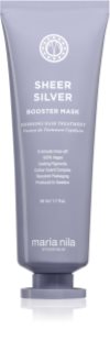 Maria Nila Sheer Silver Booster Mask tiefenwirksame nährende Maske mit lila Pigment 50 ml
