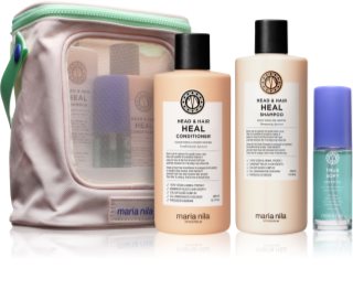 Maria Nila Head & Hair Heal Beauty Bag Geschenkset gegen Schuppen und Haarausfall