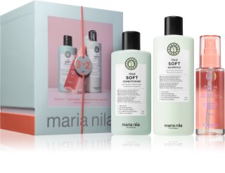 Maria Nila True Soft Holiday Box Geschenkset spendet Feuchtigkeit und Glanz 3 St.
