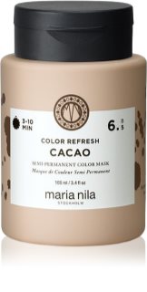 Maria Nila Colour Refresh Mask jemná vyživujúca maska bez permanentných farebných pigmentov odtieň Cacao 6.5 100ml 100 ml