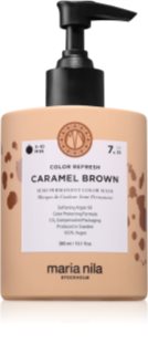 Maria Nila Colour Refresh blaga hranjiva maska bez trajnih pigmenata nijansa Caramel Brown 7.35 300 ml