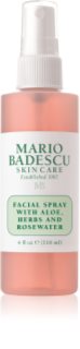 Mario Badescu Facial Spray with Aloe, Herbs and Rosewater spray tonificante per il viso illuminante e idratante