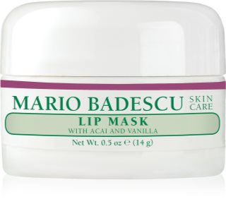 Mario Badescu Lip Mask with Acai and Vanilla maska za noć za usne 14 g