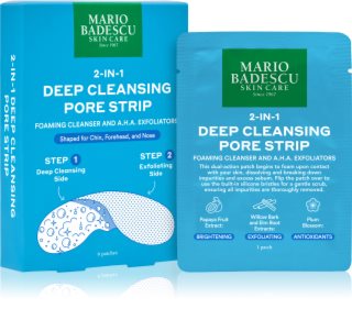 Mario Badescu 2-in-1 Deep Cleansing Pore Strip tapasz problémás bőrre 2 az 1-ben 6 db