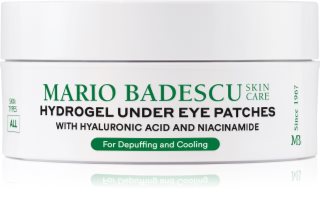 Mario Badescu Hydrogel Under Eye Patches επιθέματα υδρογέλης για την αντιμετώπιση του πρηξίματος και των μαύρων κύκλων 60 τμχ
