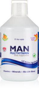 Swedish Nutra Man Multivitamin multivitamine pentru barbati aroma Orange 500 ml
