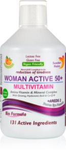 Swedish Nutra Multivitamin Woman Active 50+ multivitamine pentru femei aroma Orange 500 ml