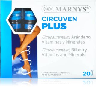 Marnys Circuven PLUS supliment alimentar pentru susținerea activității normale a sistemului vascular și circulator și combaterea senzației de picioare grele 20 buc