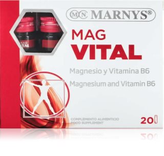 Marnys Mag Vital fiole pentru suplimentarea eficientă a aportului de magneziu 20 buc