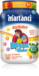 MARŤÁNCI Karol a Kvído jaro - léto žvýkací tablety s multivitamínovým komplexem pro děti 50 ks