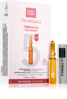 MartiDerm The Originals Formula Nº10 HD Color Touch kosteuttava kasvoseerumi sisältää C-vitamiinia