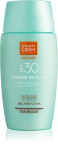 MartiDerm Sun Care Bronze D Fluid lozione abbronzante per il viso per prolungare l'abbronzatura SPF 30 50 ml