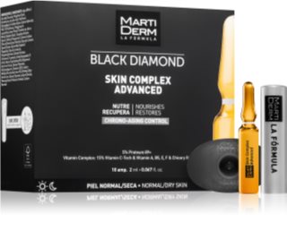MartiDerm Black Diamond Skin Complex Advanced ampoules pour peaux fatiguées