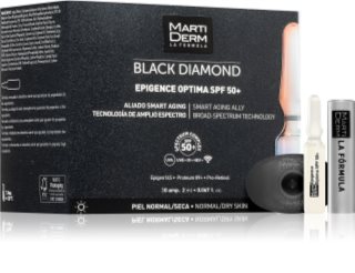 MartiDerm Black Diamond Epigence Optima SPF 50+ ochranné sérum v ampulích