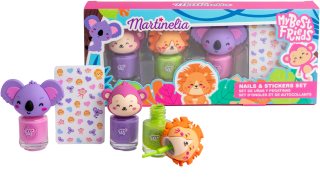 Martinelia My Best Friends Nails & Stickers Set rinkinys vaikams