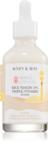 Mary&May Rice Niacin 10% Triple Vitamin Serum aufhellendes Serum mit nahrhaften Effekt 80 ml