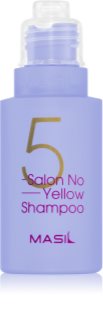 MASIL 5 Salon No Yellow szampon fioletowy neutralizująca żółtawe odcienie
