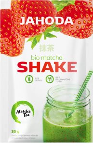 Matcha Tea Matcha Shake BIO prášek na přípravu nápoje s matchou příchuť Strawberry 30 g
