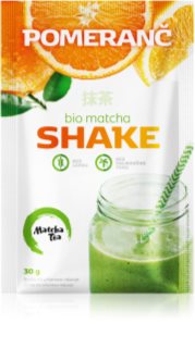 Matcha Tea Matcha Shake BIO prášek na přípravu nápoje s matchou příchuť Orange 30 g