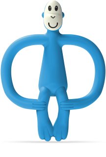 Matchstick Monkey Monkey Teether dentaruolo con spazzolino 2 in 1