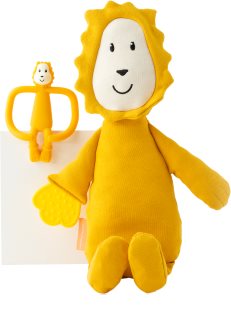Matchstick Monkey Teething Gift Set 3m+ kramtomas žaislas + žaislas Lion 1 vnt.