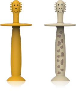 Matchstick Monkey Animal Collection toothbrushes for children Lion/ Giraffe 2 pc