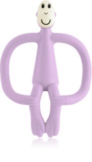 Matchstick Monkey Teething Toy and Gel Applicator chew toy with 2-in-1 brush Lilac 1 pc