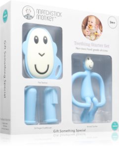 Matchstick Monkey Starter Set Monkey Light Blue Gift Set for children 3m+ 1 pc